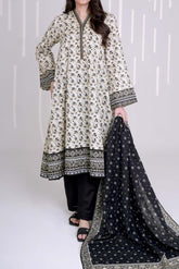 PURE - Printed Unstitched Khaddar Suit (3 Piece) 3172